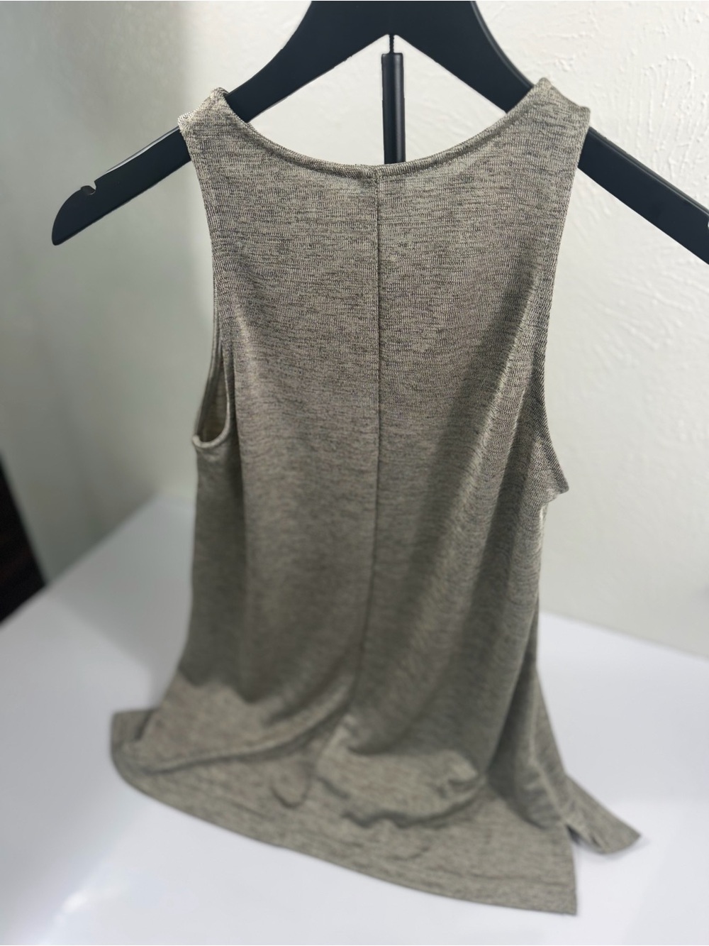 Stradivarius Women’s Size S Gray Sleeveless Knit Top - Picture 3 of 8